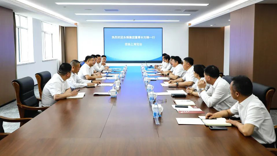 永锋集团董事长刘锋一行到访上海尊龙凯时人生就是搏